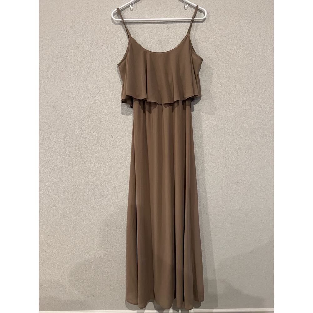 Show Me Your MuMu Brown Maxi Dress